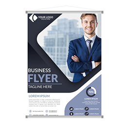 Banner Fosco RAPYFLEX Lona 340g  4x0 Fosco Madeira e cordinha 